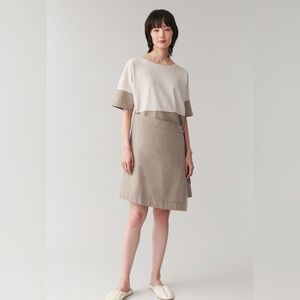 COS two tone wrap dress size L, GUC